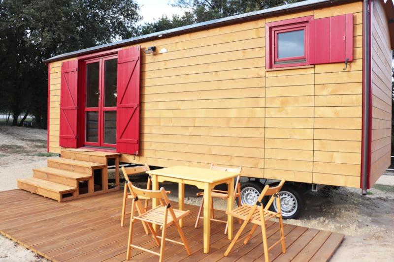 Hotel Roulottes Cocooning Au Coeur Des Landes Mées Esterno foto