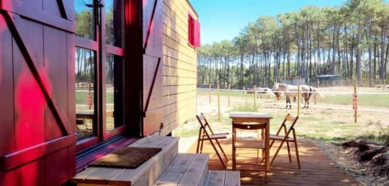 Hotel Roulottes Cocooning Au Coeur Des Landes Mées Esterno foto